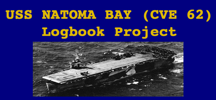 Natoma Bay (CVE 62) Logbook Project