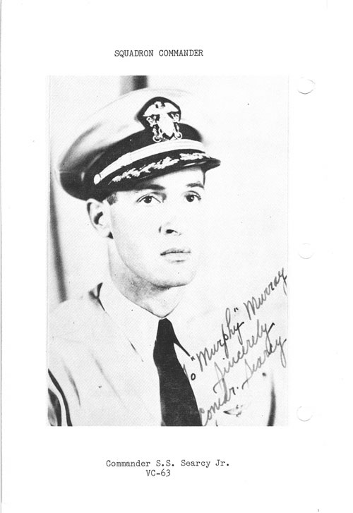 Commander S.S. Searcy Jr., VC-63