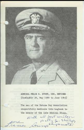 Admiral Felix B. Stump, USN, Retired